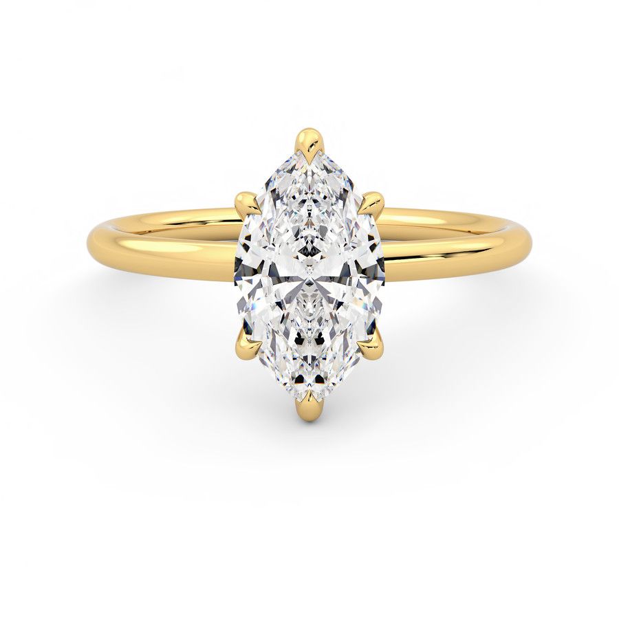 Taylor & Hart Demure Marquise Engagement Ring 2