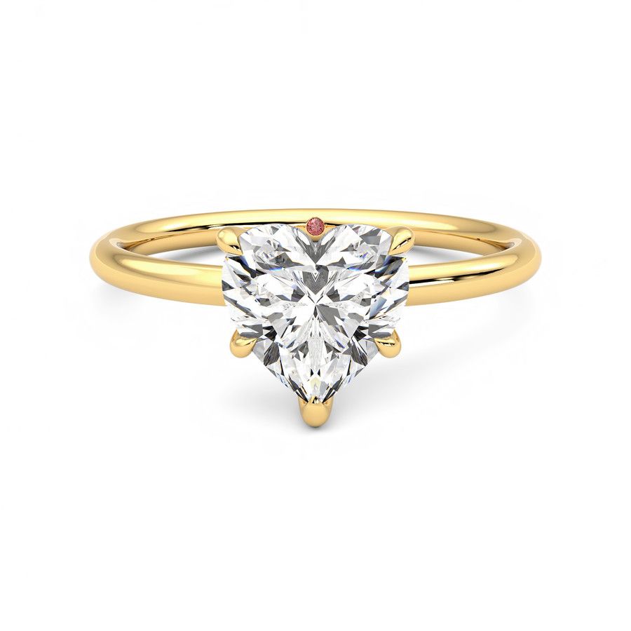 Taylor & Hart Demure Heart Engagement Ring 0