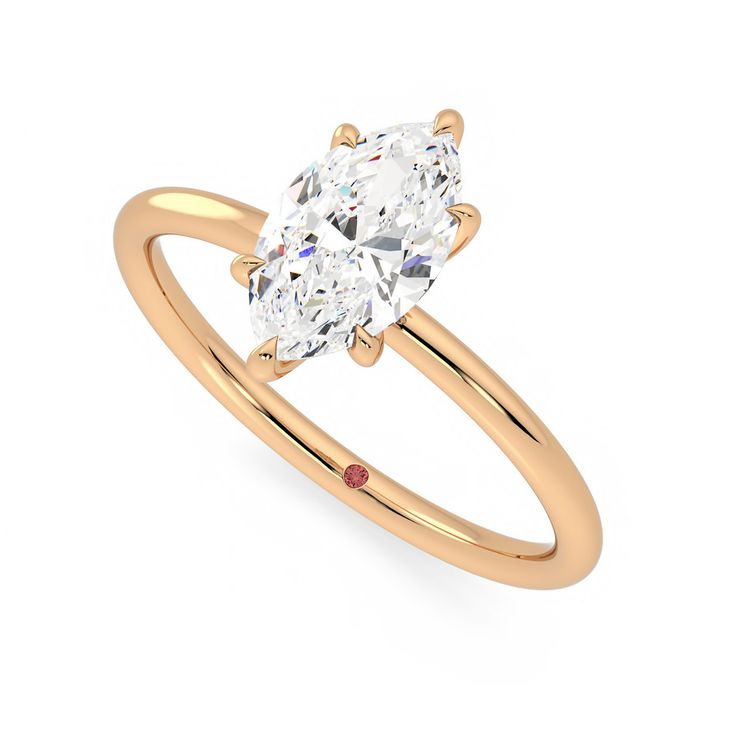 Taylor & Hart Demure Marquise Engagement Ring 0