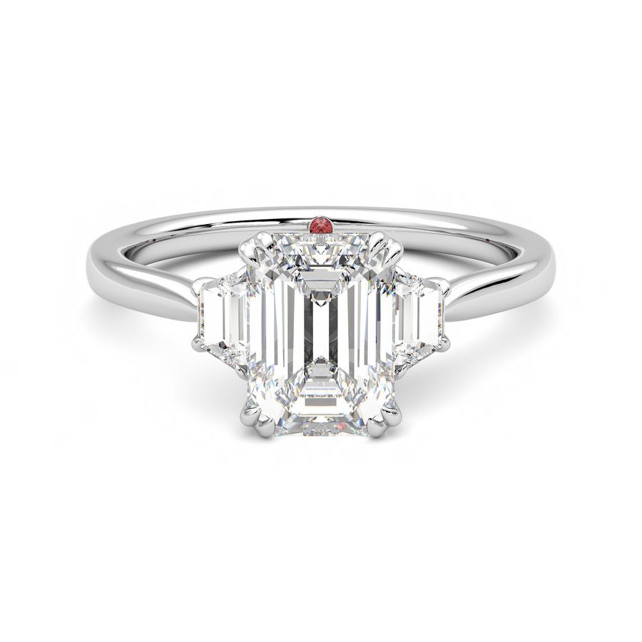 Taylor & Hart Reverie Emerald Engagement Ring 2