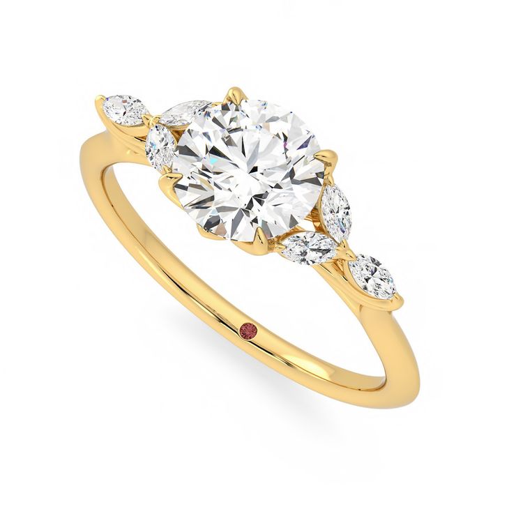 Taylor & Hart Tamora Round Engagement Ring 0