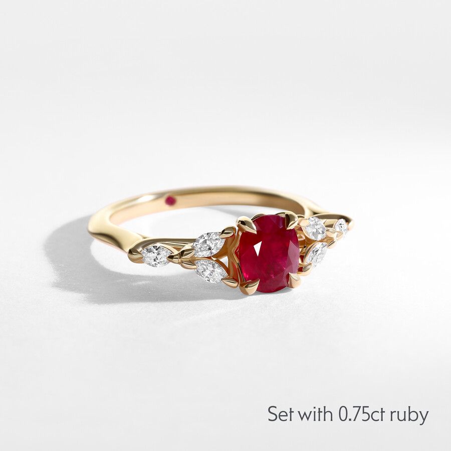 Taylor & Hart Tamora Oval Engagement Ring 4
