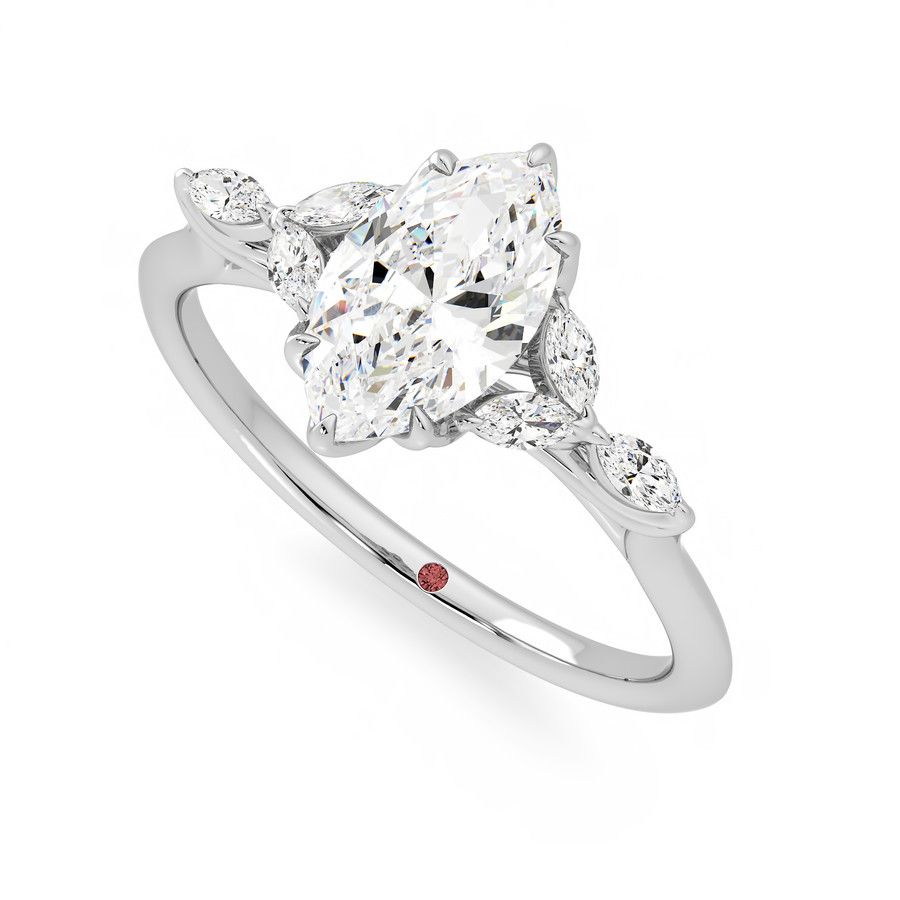 Taylor & Hart Tamora Marquise Engagement Ring 0