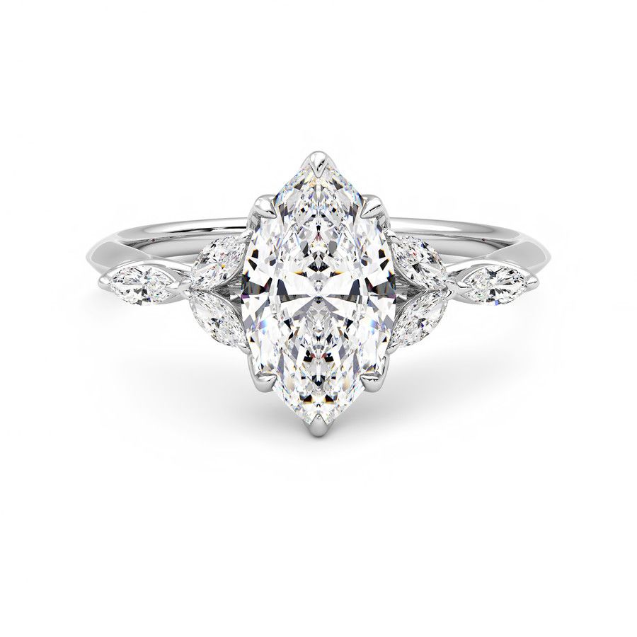 Taylor & Hart Tamora Marquise Engagement Ring 0