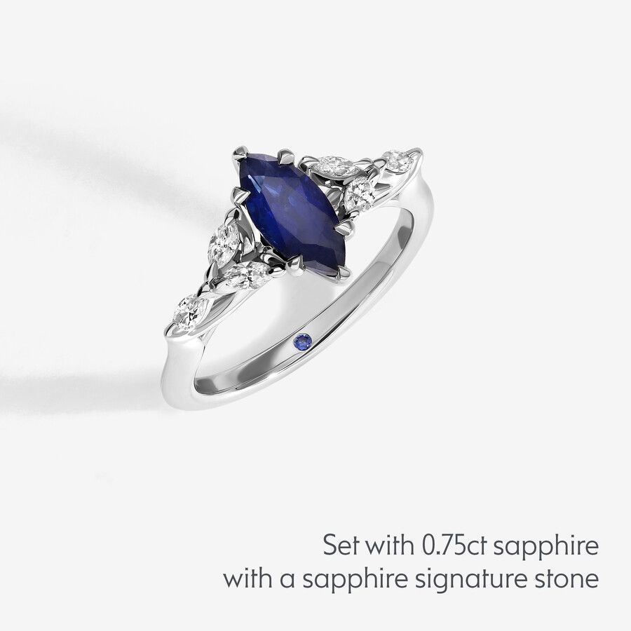 Taylor & Hart Tamora Marquise Engagement Ring 3