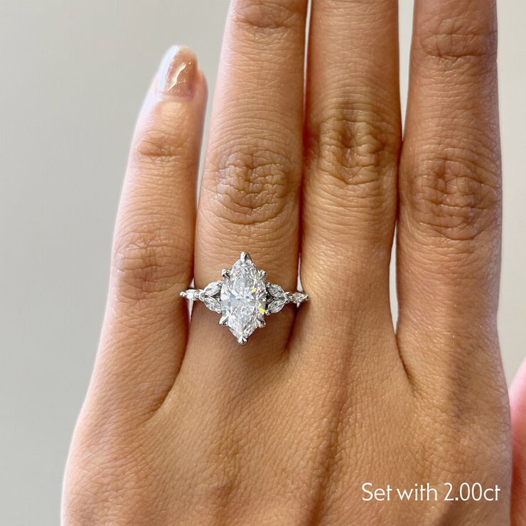 Taylor & Hart Tamora Marquise Engagement Ring 1