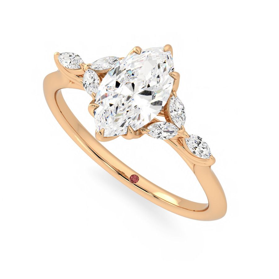 Taylor & Hart Tamora Marquise Engagement Ring 0