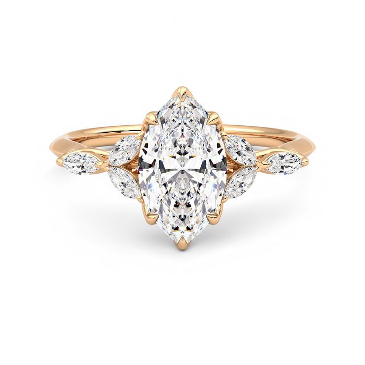 Taylor & Hart Tamora Marquise Engagement Ring 0