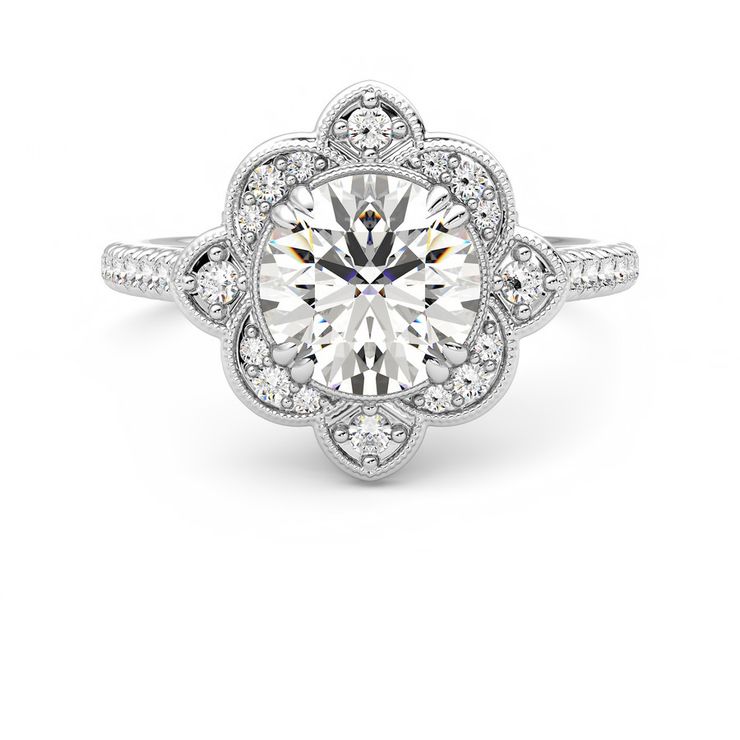 Taylor & Hart Neptune Round Engagement Ring 0