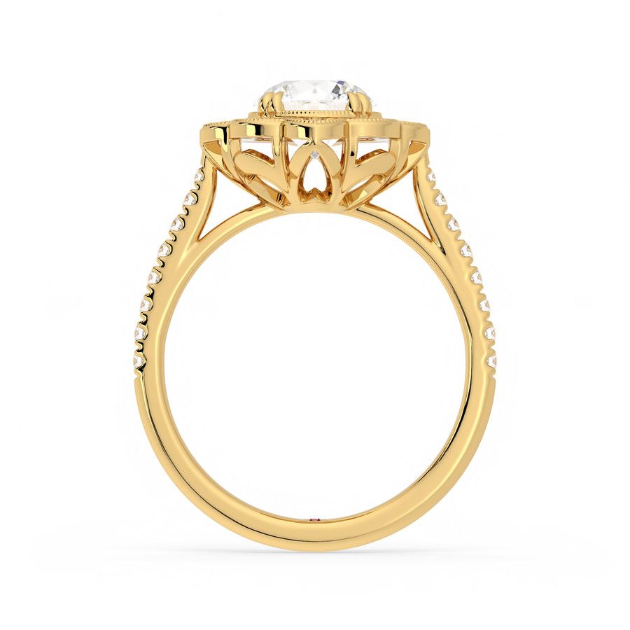 Taylor & Hart Neptune Round Engagement Ring 1