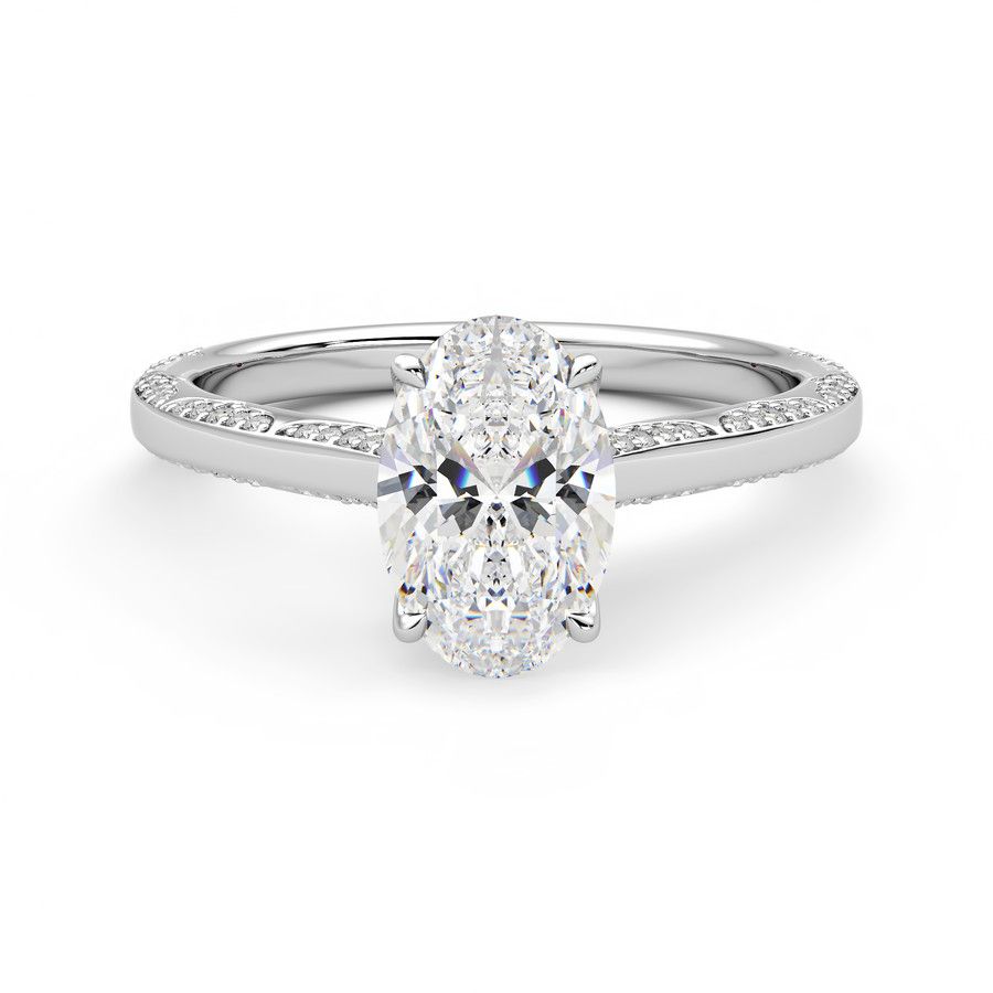 Taylor & Hart Crush Oval Engagement Ring 0