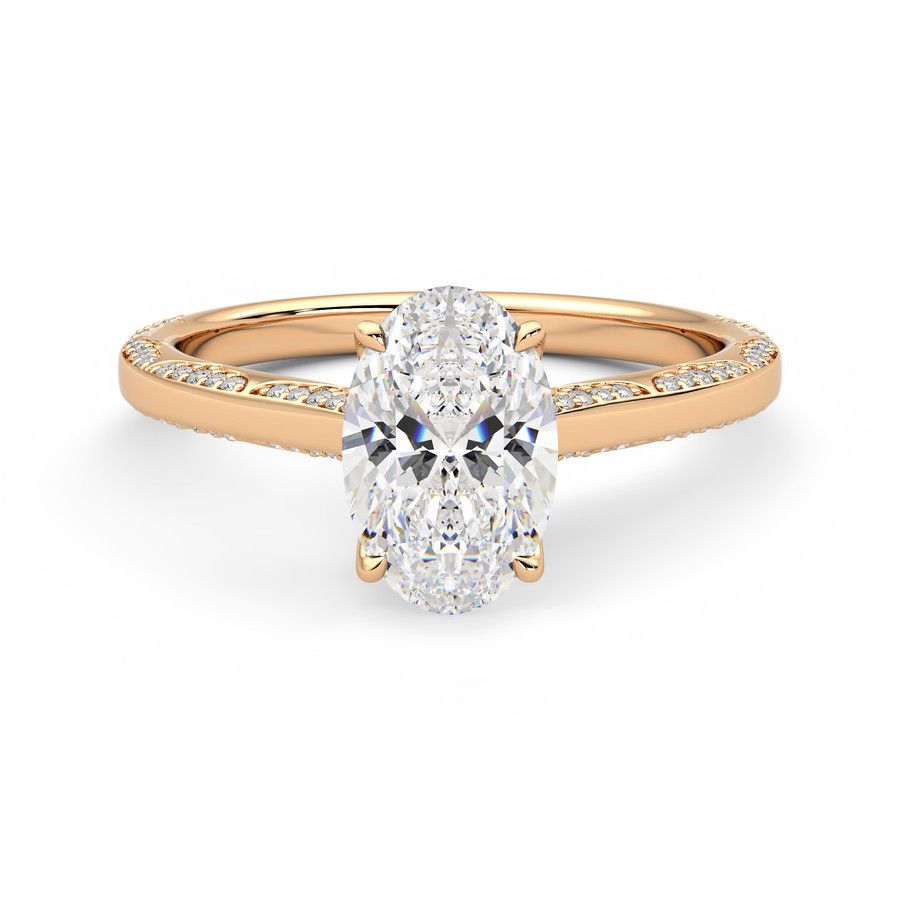 Taylor & Hart Crush Oval Engagement Ring 2