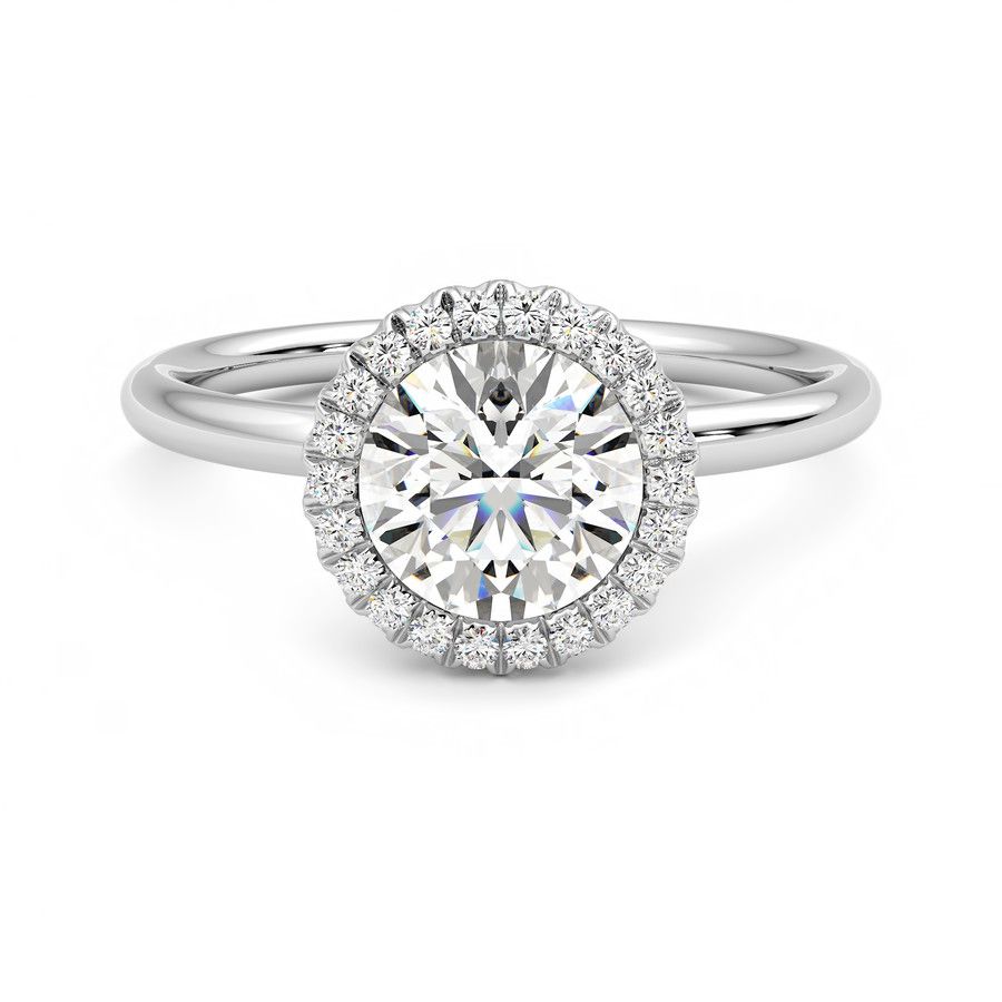 Taylor & Hart Sugar Round Engagement Ring 0