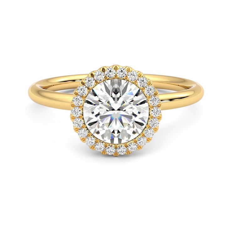 Taylor & Hart Sugar Round Engagement Ring 0