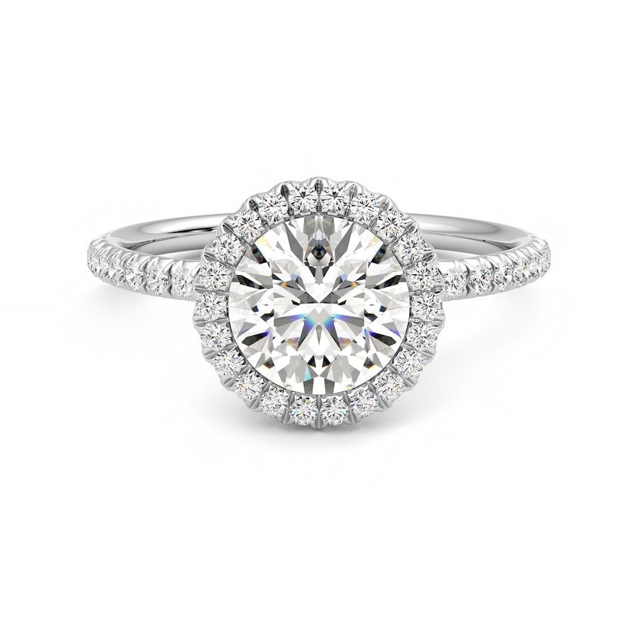 Taylor & Hart Cinnamon Round Engagement Ring 2