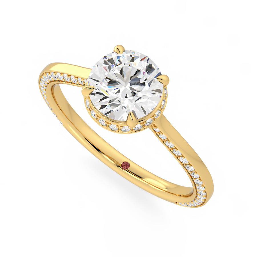 Hidden Diamond Engagement Rings – Melanie Casey