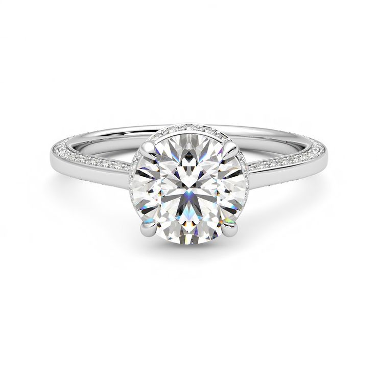 Taylor & Hart Coast Round Engagement Ring 0