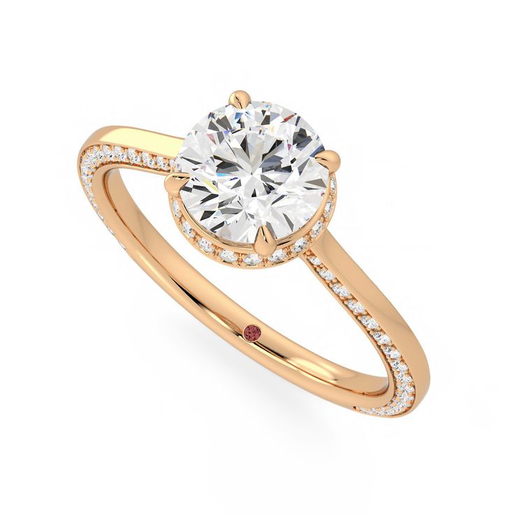 Taylor & Hart Coast Round Engagement Ring 0