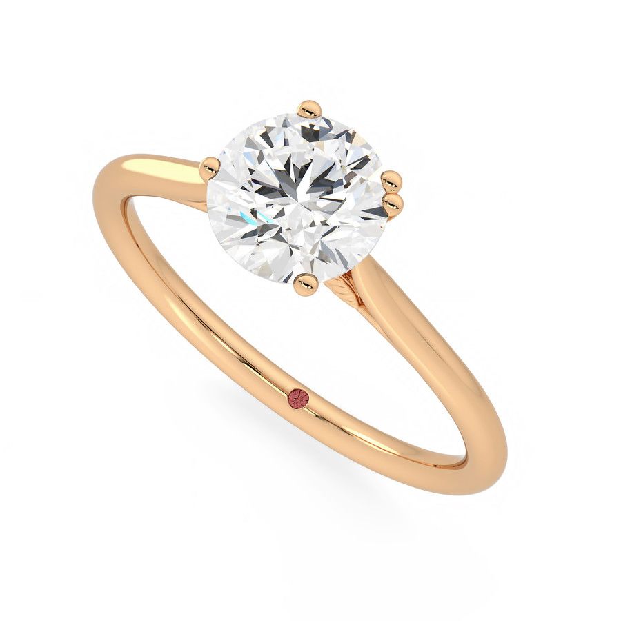 Taylor & Hart Hana Round Engagement Ring 0