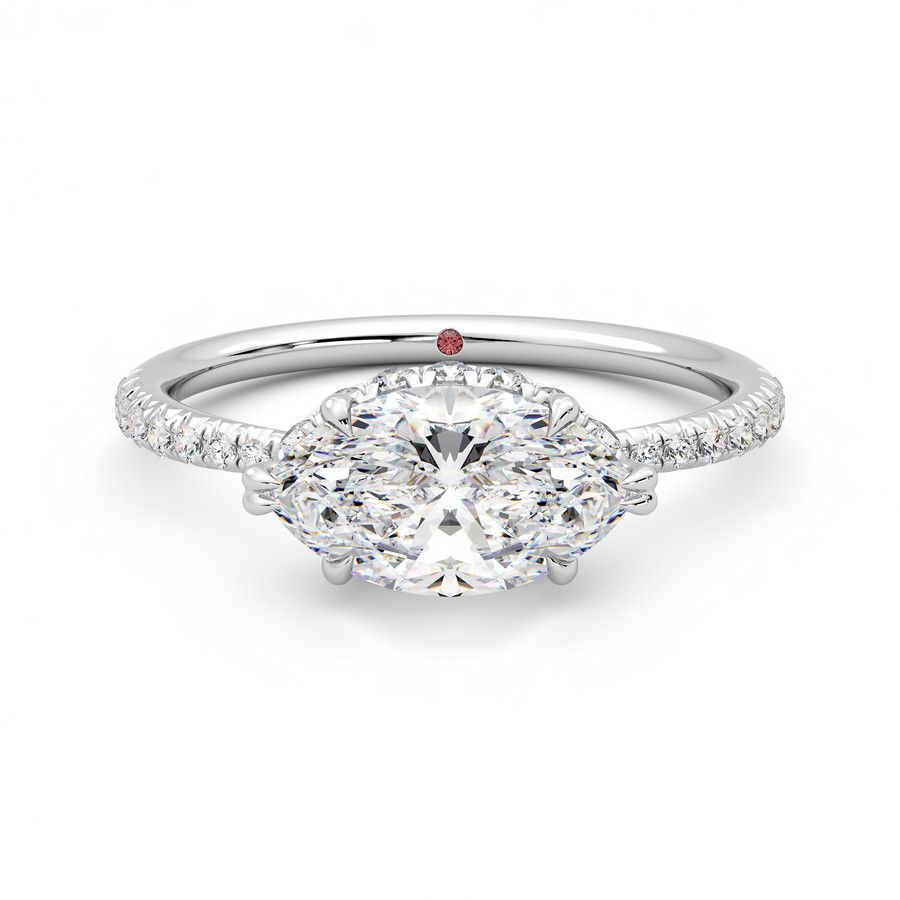 Taylor & Hart Nutmeg Marquise Engagement Ring 0