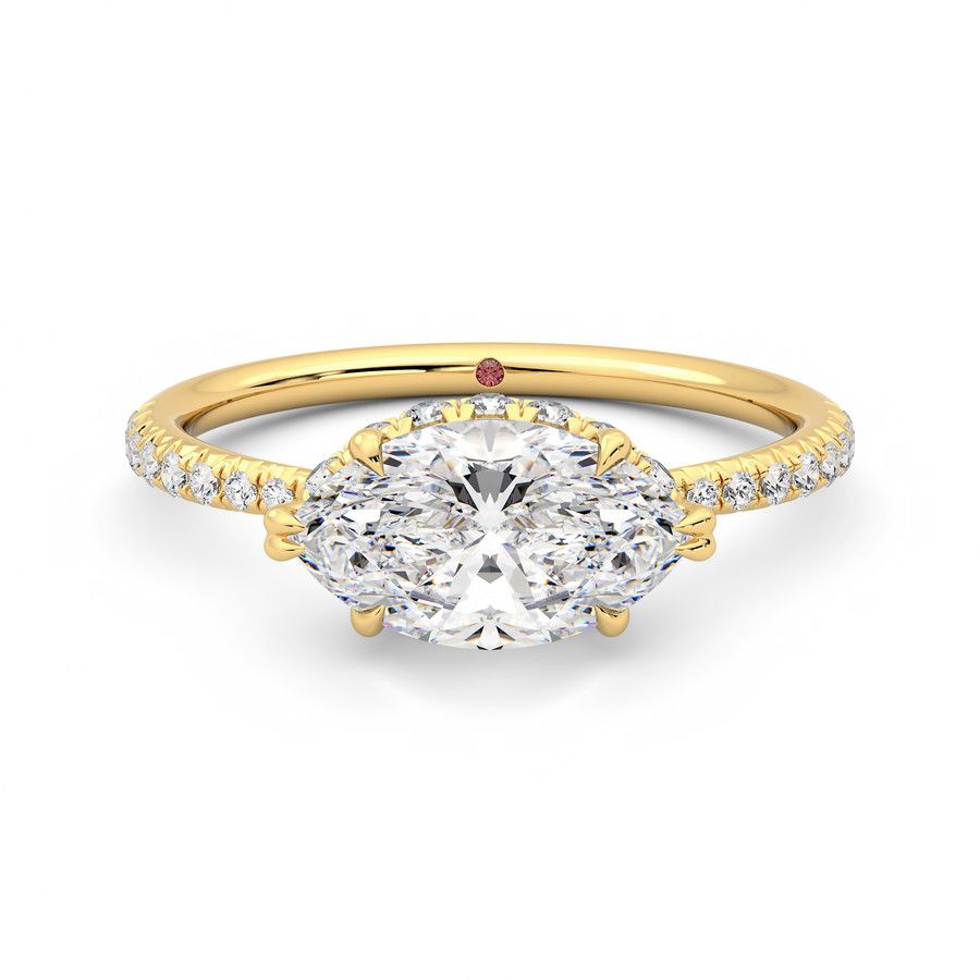 Taylor & Hart Nutmeg Marquise Engagement Ring 2