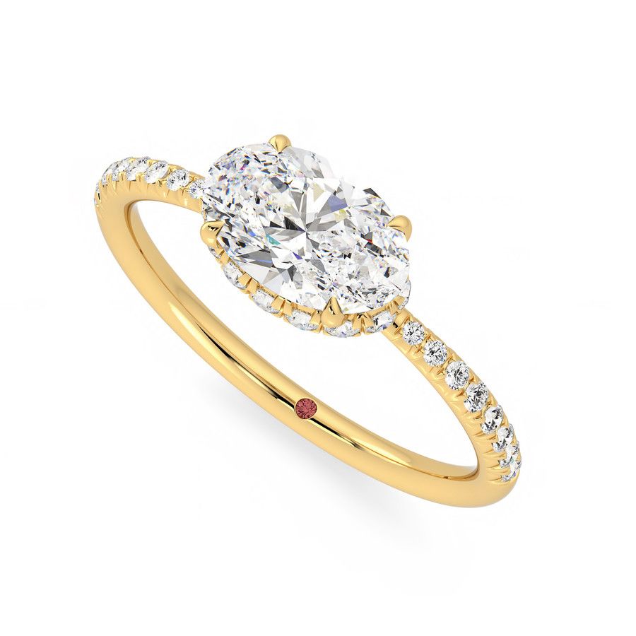 Taylor & Hart Nutmeg Oval Engagement Ring 0