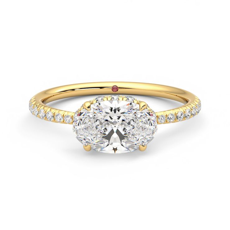 Taylor & Hart Nutmeg Oval Engagement Ring 0