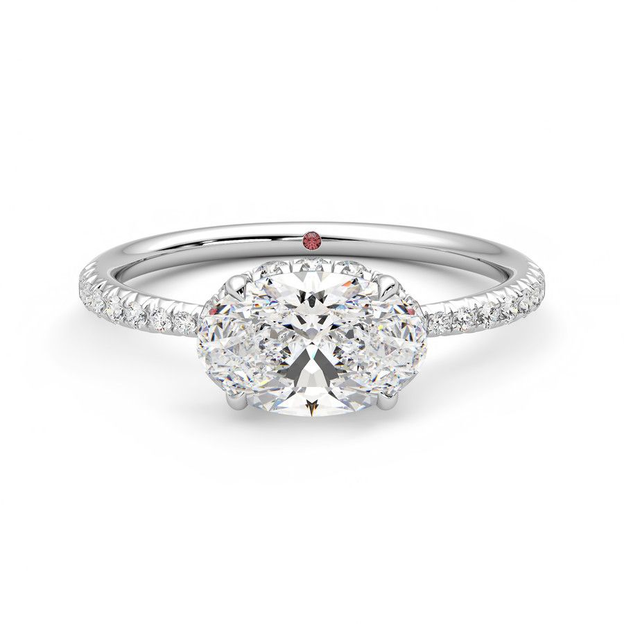 Taylor & Hart Nutmeg Oval Engagement Ring 0