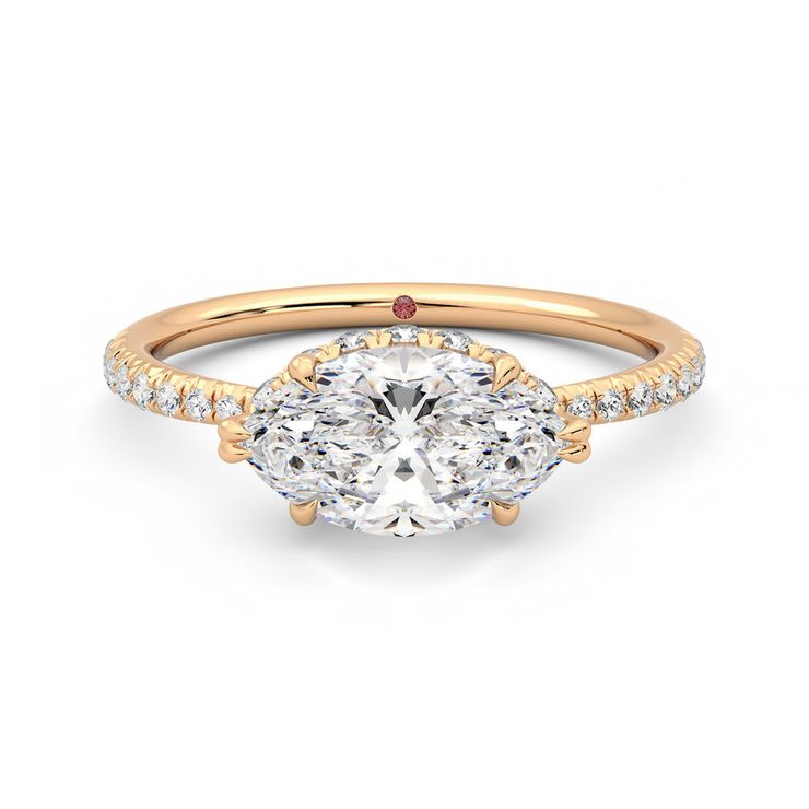 Taylor & Hart Nutmeg Marquise Engagement Ring 0