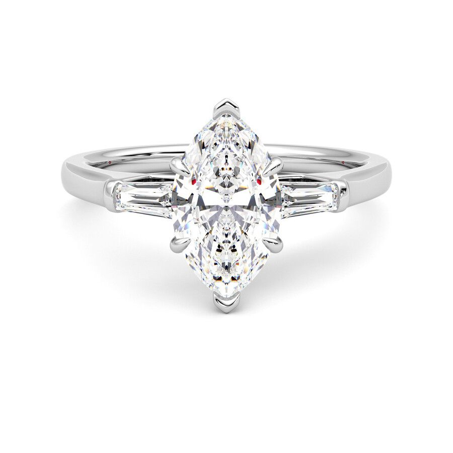 Taylor & Hart Mirror Marquise Engagement Ring 2