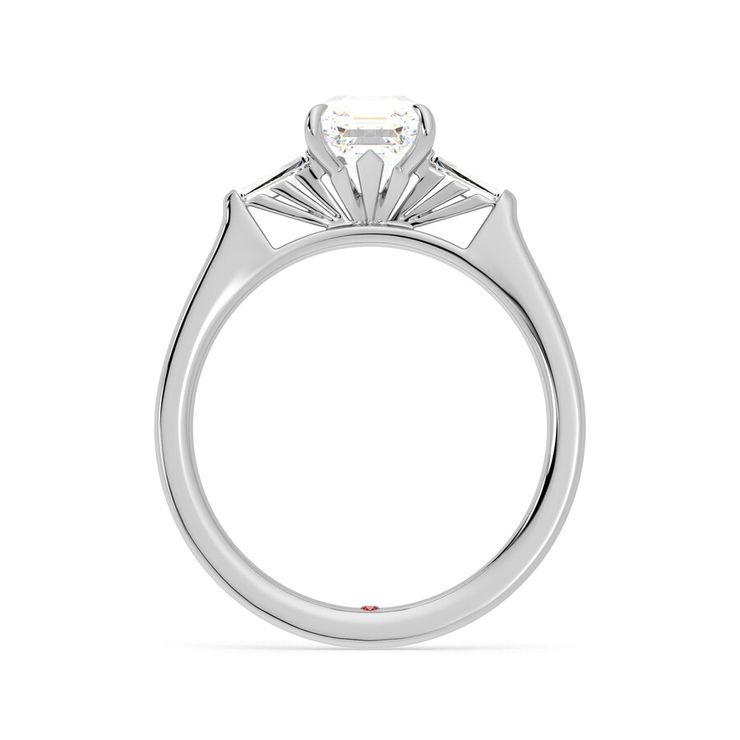 Taylor & Hart Mirror Asscher Engagement Ring 1