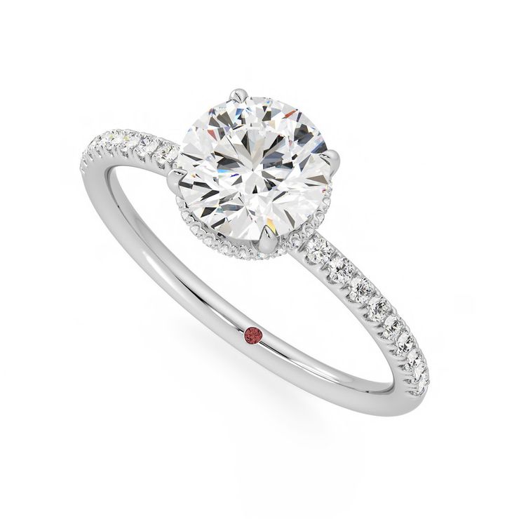 Taylor & Hart Thyme Round Engagement Ring 0