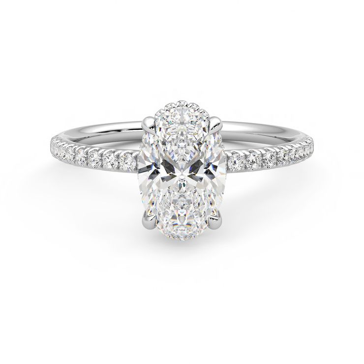 Taylor & Hart Thyme Oval Engagement Ring 0