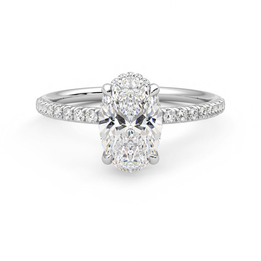 Taylor & Hart Thyme Oval Engagement Ring 0