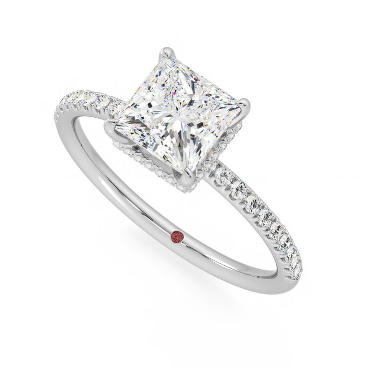 Taylor & Hart Thyme Princess Engagement Ring 0