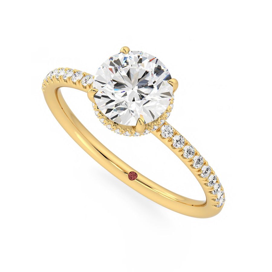 Taylor & Hart Thyme Round Engagement Ring 0