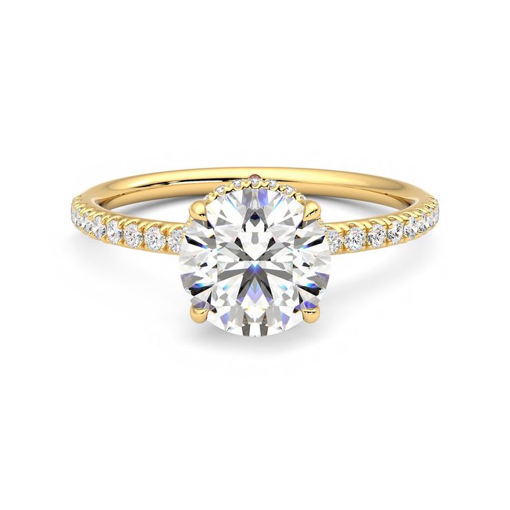 Taylor & Hart Thyme Round Engagement Ring 0