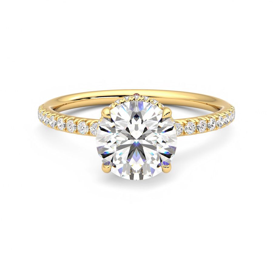 Taylor & Hart Thyme Round Engagement Ring 2