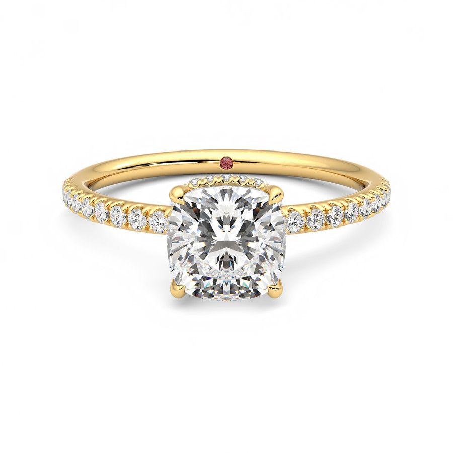 Taylor & Hart Thyme Cushion Engagement Ring 0