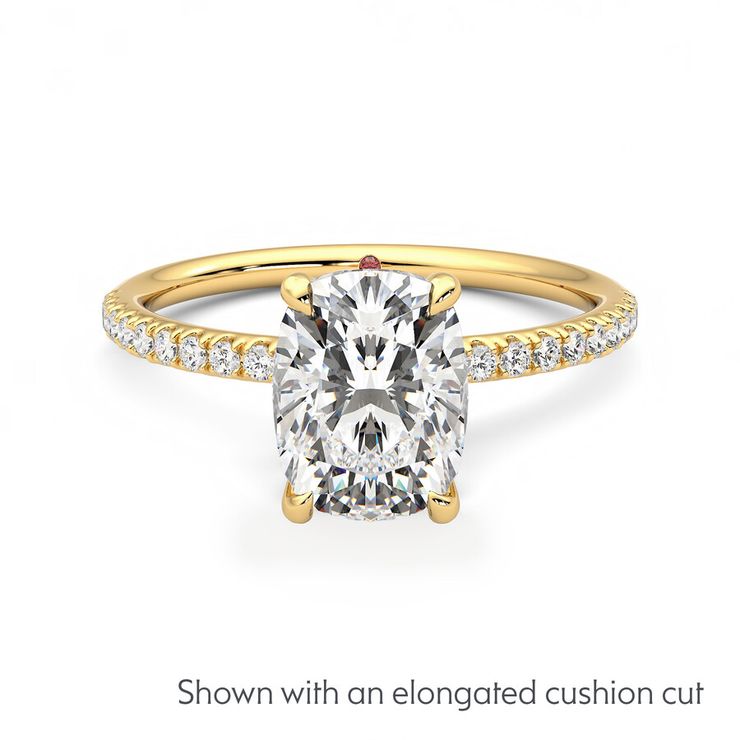 Taylor & Hart Thyme Cushion Engagement Ring 1