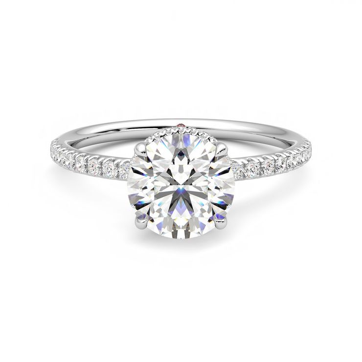 Taylor & Hart Thyme Round Engagement Ring 0