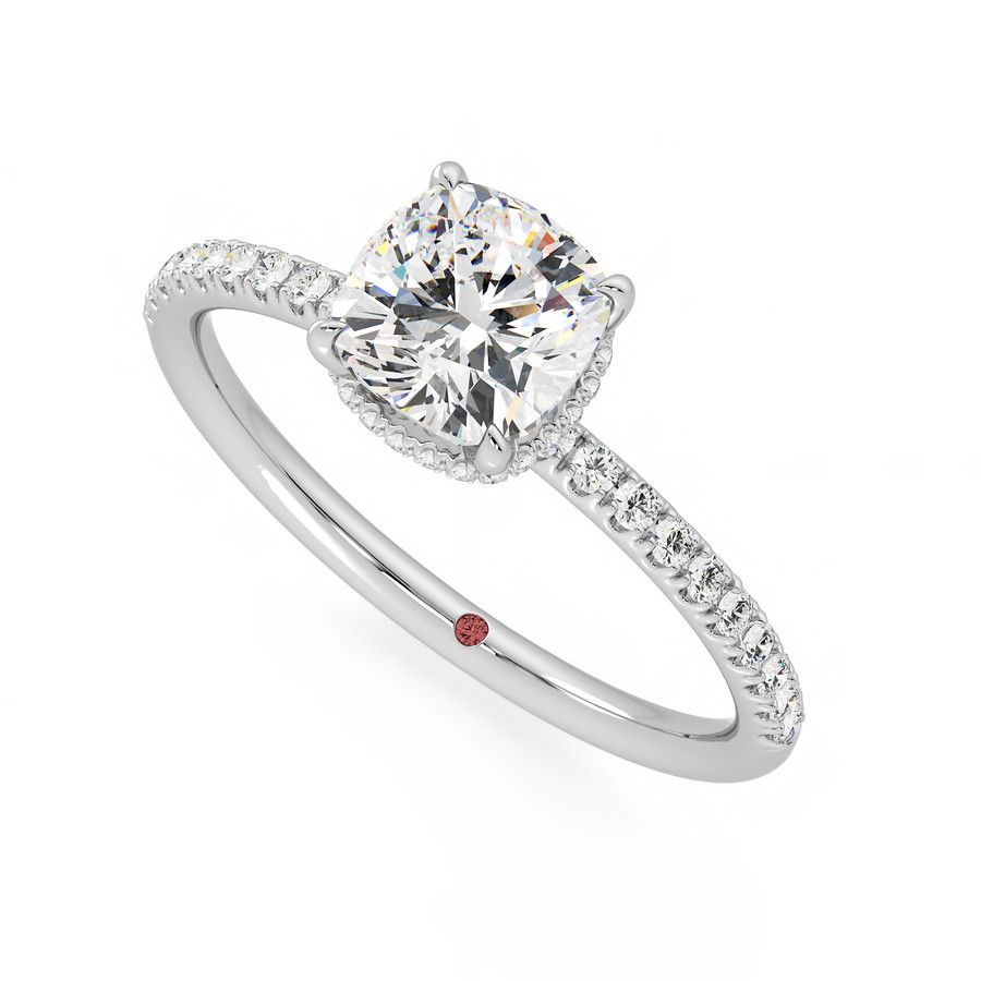 Taylor & Hart Thyme Cushion Engagement Ring 0