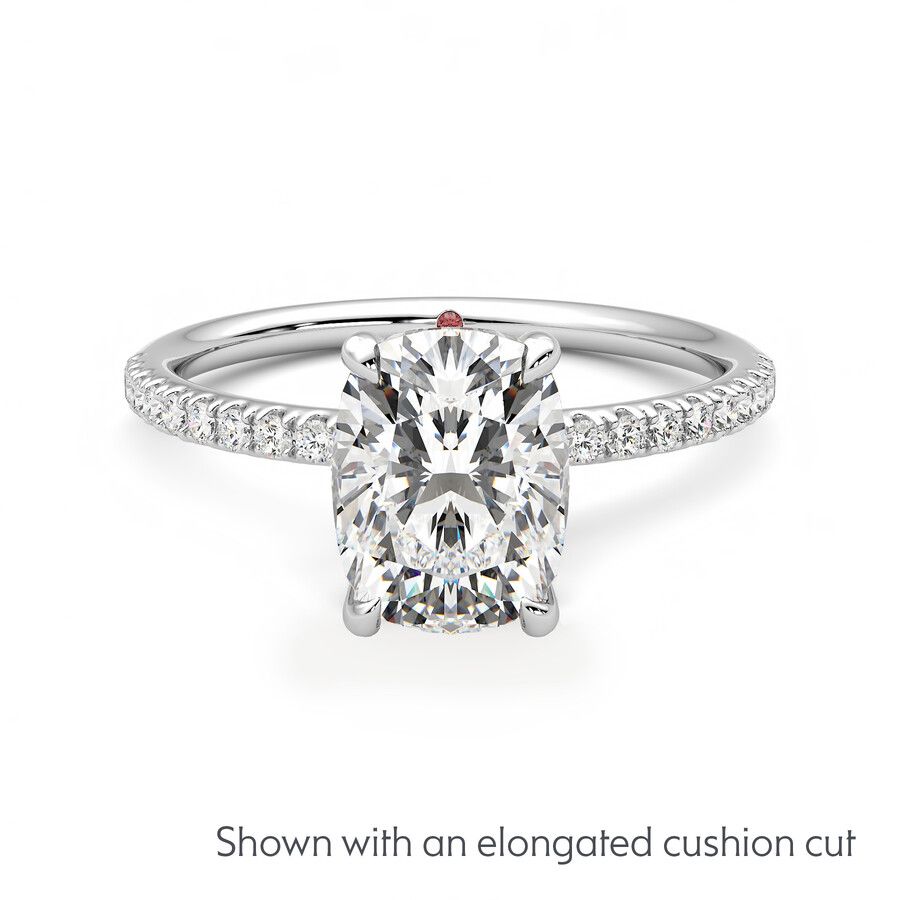 Taylor & Hart Thyme Cushion Engagement Ring 3