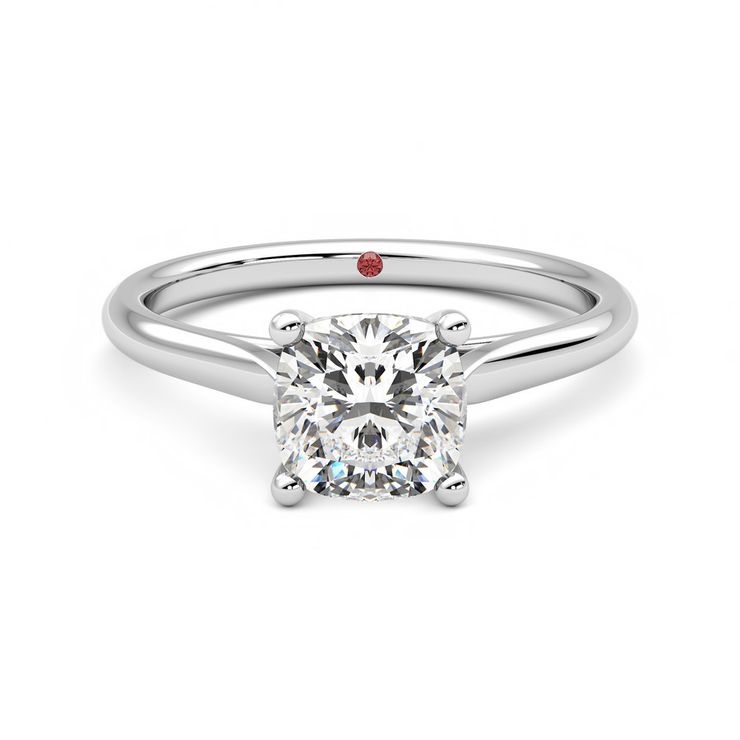 Taylor & Hart Hope Cushion Engagement Ring 0