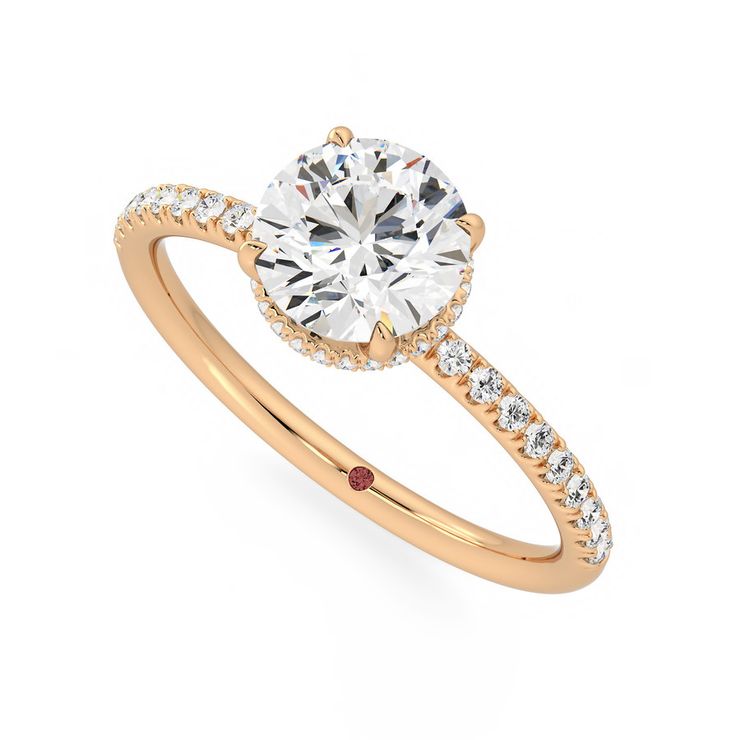 Taylor & Hart Thyme Round Engagement Ring 0