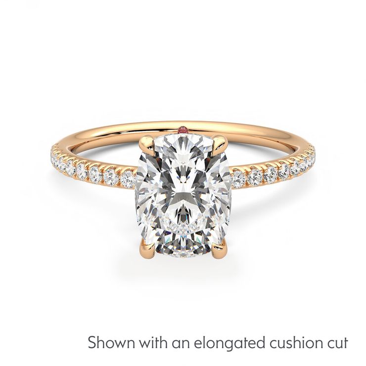 Taylor & Hart Thyme Cushion Engagement Ring 1