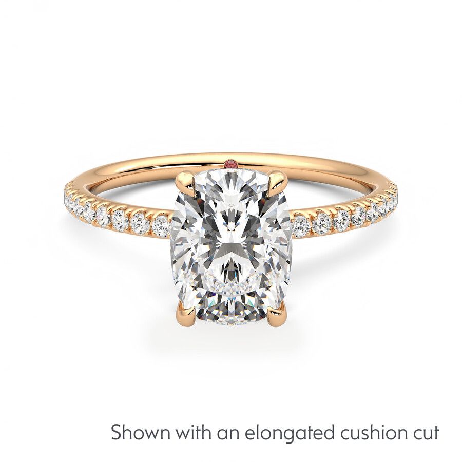 Taylor & Hart Thyme Cushion Engagement Ring 3