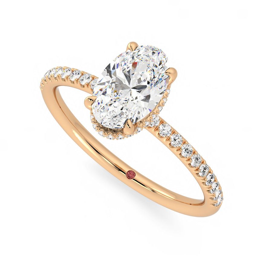 Taylor & Hart Thyme Oval Engagement Ring 0