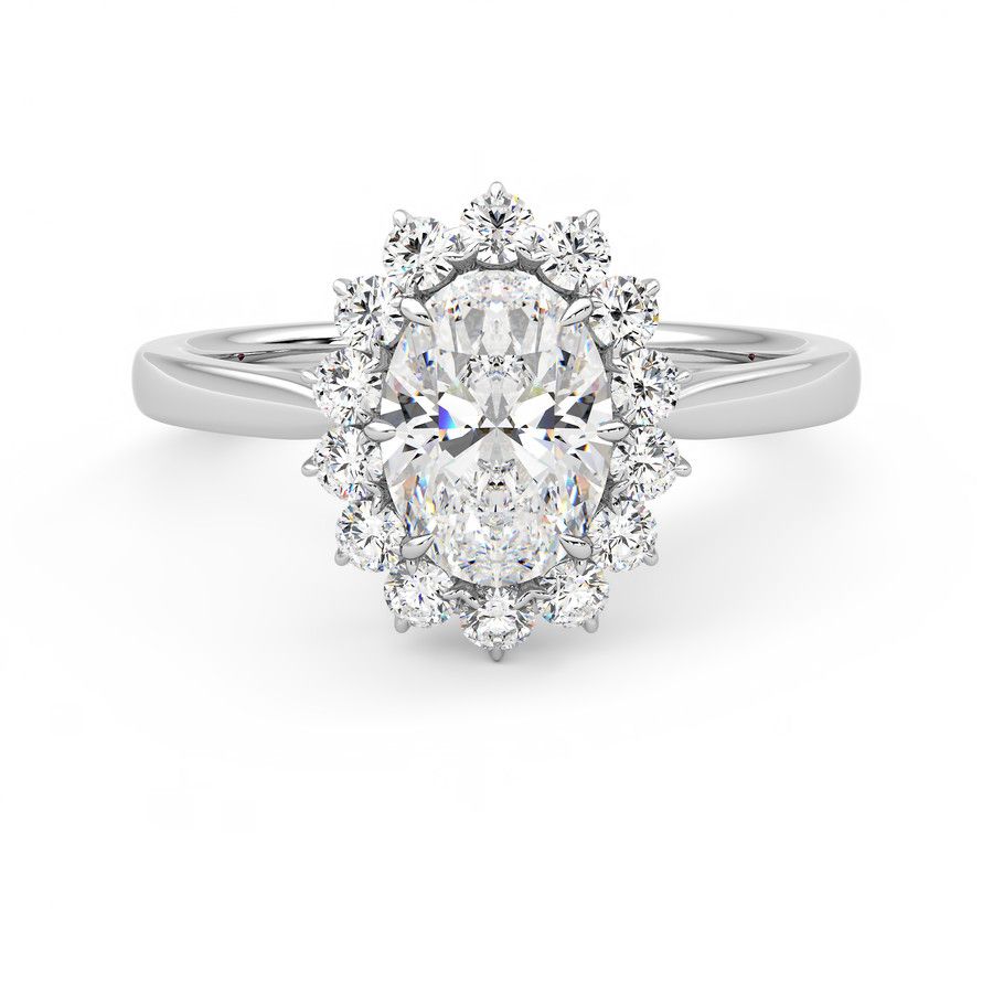 Taylor & Hart Lyra Oval Engagement Ring 2