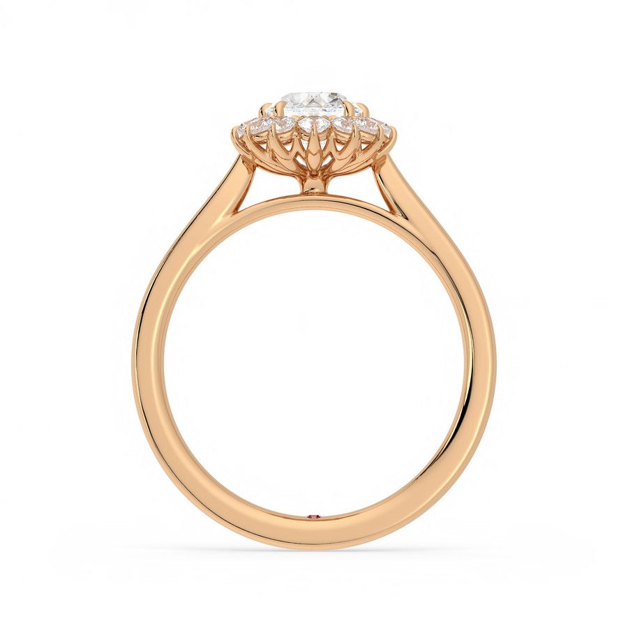 Taylor & Hart Lyra Oval Engagement Ring 1